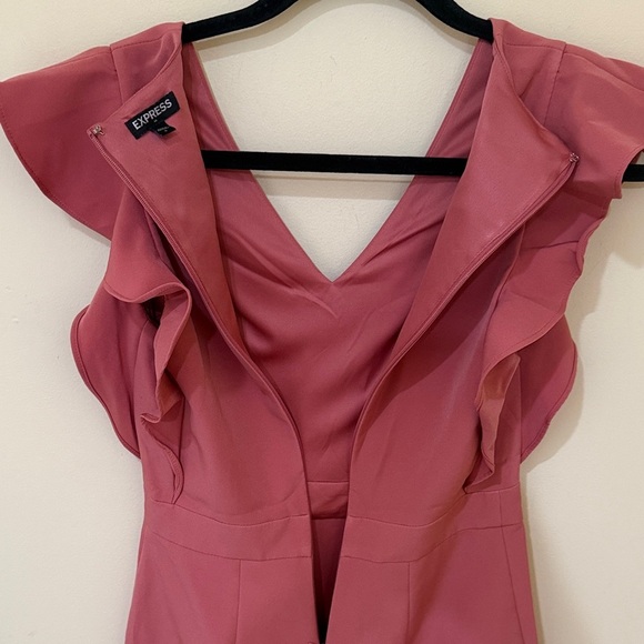 Express Rose Mini women’s classic Dress with Flutter Sleeves Size 0 - Picture 10 of 13